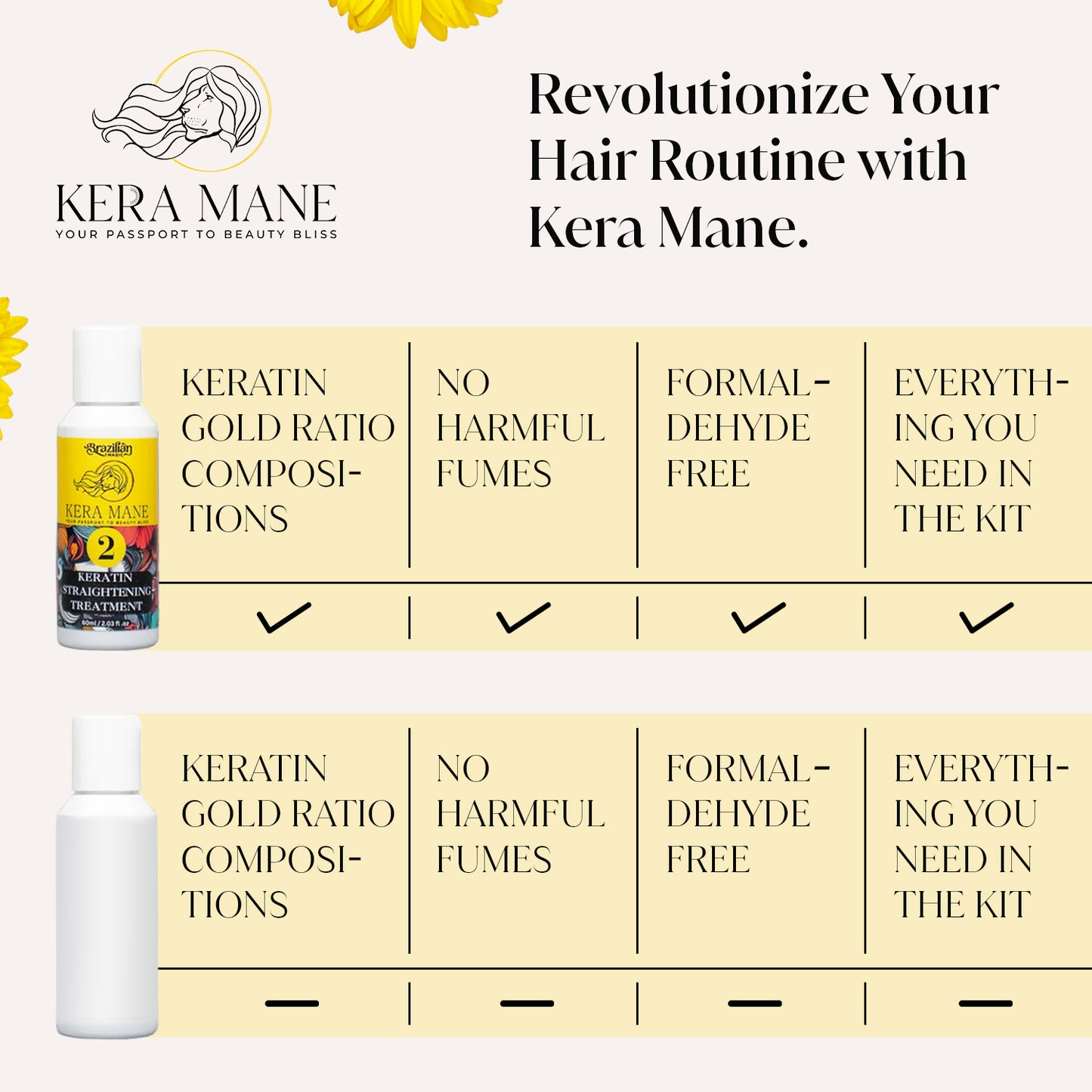 Kera Mane Keratin Hair Treatment Kit