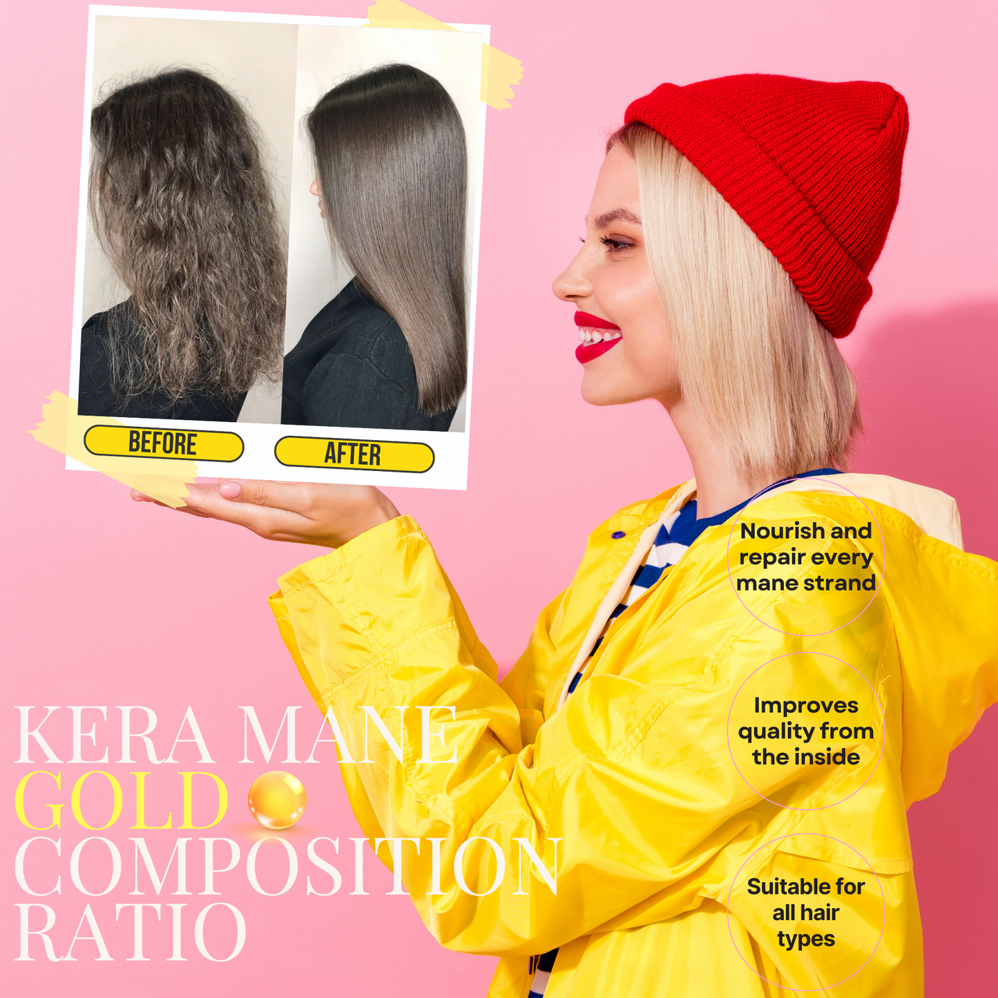 Kera Mane Keratin Hair Treatment Kit